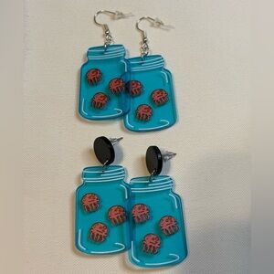Handmade SpongeBob Jellyfish Earrings